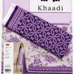 Khaadi 3 Piece Printed Lawn Suit Lavender Purple with Printed Lawn Dupatta Unstitched Summer Collection