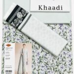 Khaadi 3 Piece Printed Lawn Suit Ice Blue with Printed Lawn Dupatta Unstitched Summer Collection