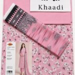 Khaadi 3 Piece Printed Lawn Suit RUFR 2601-48 Pink Floral Unstitched Premium Lawn Collection