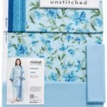 Nishat Unstitched 3 Piece Printed Lawn Suit – Sky Blue Floral