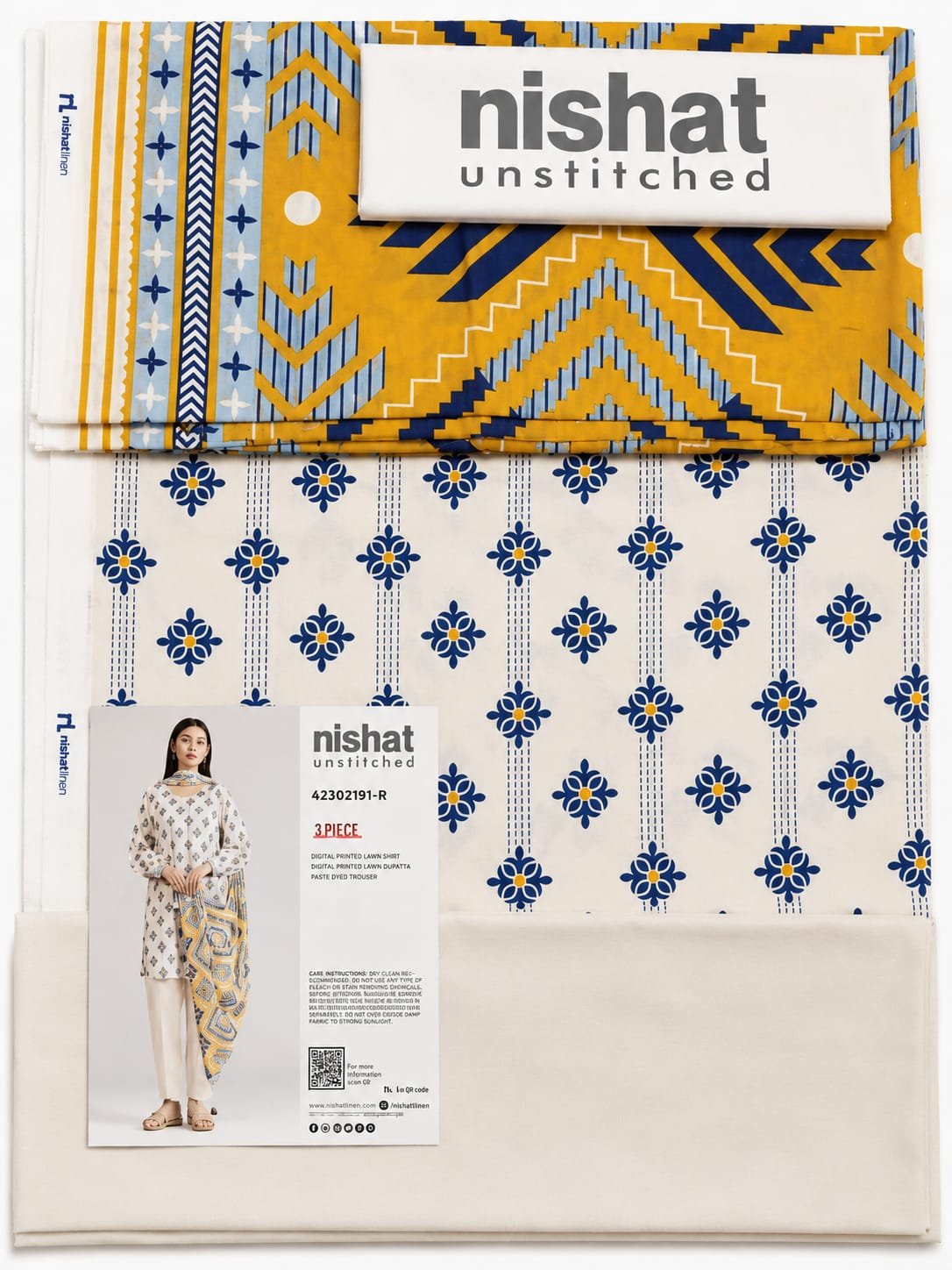WhatsApp Image 2026-07-20 at 6.14.52 PM Nishat Unstitched 3 Piece Digital Printed Lawn Suit - Image 1